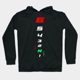 Gears 1 Down 5 Up Hoodie